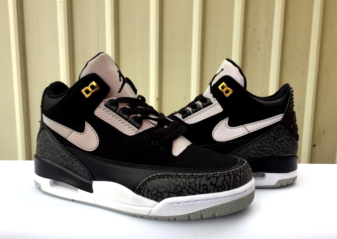 Air Jordan 3 Retro 3M Black Pink Grey Shoes